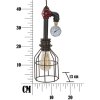 Mauro Ferretti plafondlamp Manhattan eenvoudig Ø13x41 cm donker