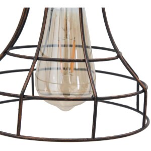 Mauro Ferretti wandlamp industrieel 34x18x27 cm donker