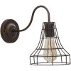 Mauro Ferretti wandlamp industrieel 34x18x27 cm donker