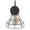 Mauro Ferretti wandlamp industrieel 34x18x27 cm donker