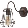Mauro Ferretti wandlamp industrieel E27 33x15x27,5 cm donker