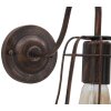 Mauro Ferretti wandlamp industrieel E27 33x15x27,5 cm donker