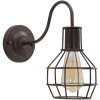 Mauro Ferretti wandlamp industrieel E27 32x14x30 cm donker