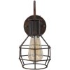 Mauro Ferretti wandlamp industrieel E27 32x14x30 cm donker