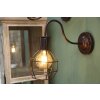 Mauro Ferretti wandlamp industrieel E27 32x14x30 cm donker
