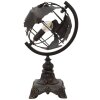 Mauro Ferretti tafellamp world economy E14 24x20x40 cm donker