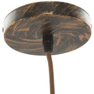 Mauro Ferretti plafondlamp Manhattan rond E27 Ø 26x36 cm donker