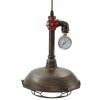 Mauro Ferretti plafondlamp Manhattan rond E27 Ø 26x36 cm donker
