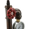 Mauro Ferretti plafondlamp Manhattan rond E27 Ø 26x36 cm donker