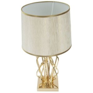 Mauro Ferretti tafellamp Glam X E27 Ø 30x52 cm goudkleurig crème