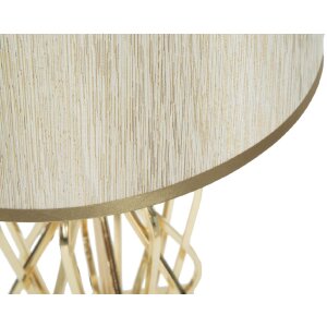 Mauro Ferretti tafellamp Glam X E27 Ø 30x52 cm goudkleurig crème