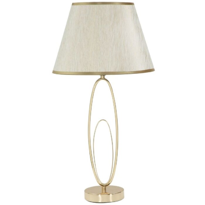 Mauro Ferretti tafellamp Glam Flush E27 Ø 30x58 cm goudkleurig crème