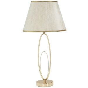 Mauro Ferretti tafellamp Glam Flush E27 Ø 30x58 cm goudkleurig crème
