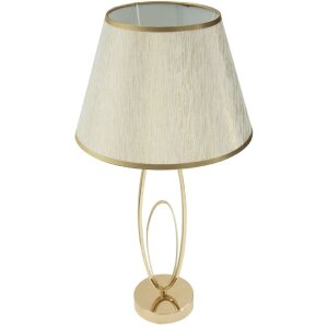 Mauro Ferretti tafellamp Glam Flush E27 Ø 30x58 cm goudkleurig crème
