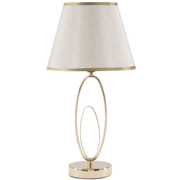 Mauro Ferretti tafellamp Glam Flush E27 Ø 24x47 cm goudkleurig crème