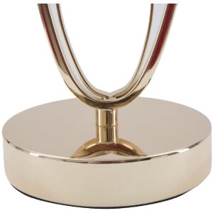 Mauro Ferretti tafellamp Glam Flush E27 Ø 24x47 cm goudkleurig crème