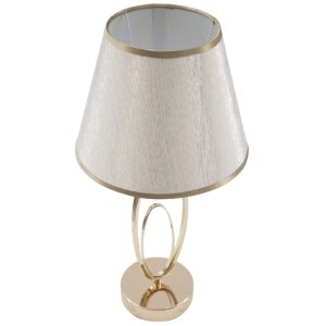 Mauro Ferretti tafellamp Glam Flush E27 Ø 24x47 cm goudkleurig crème