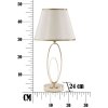 Mauro Ferretti tafellamp Glam Flush E27 Ø 24x47 cm goudkleurig crème