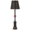 Mauro Ferretti tafellamp Manhattan Single E27 Ø 21x64 cm zwart koper