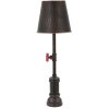 Mauro Ferretti tafellamp Manhattan Single E27 Ø 21x64 cm zwart koper