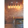 Mauro Ferretti wandlamp industrieel 5-lichts E27 86x9x32 cm zwart