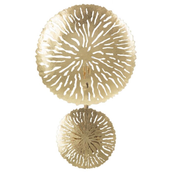 Mauro Ferretti wandlamp Simple Glam E27 28,5x8x46 cm goudkleurig