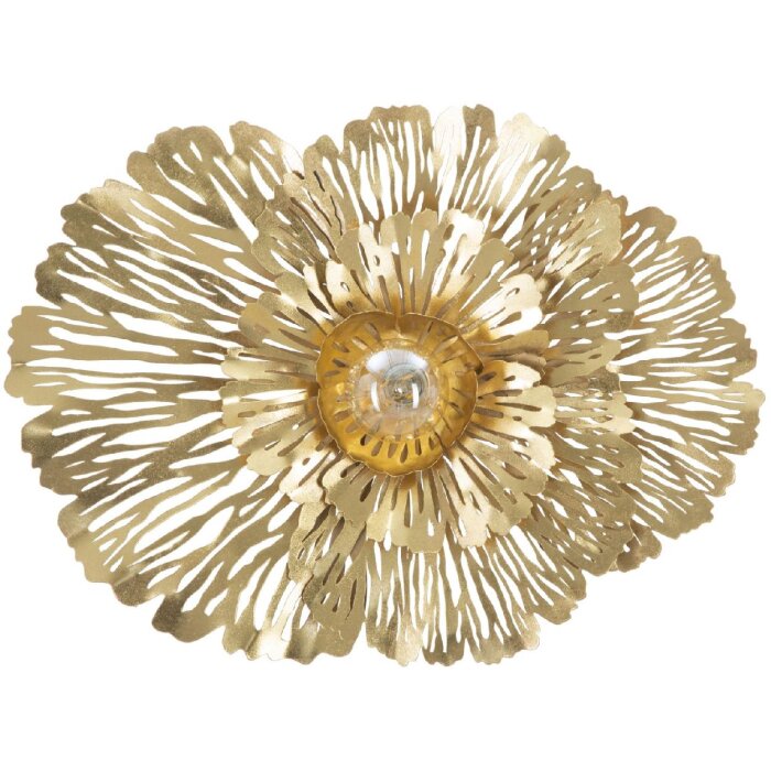 Mauro Ferretti wandlamp Ibis E27 56,5x12x42,5 cm goudkleurig