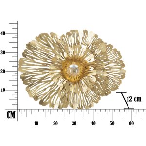 Mauro Ferretti wandlamp Ibis E27 56,5x12x42,5 cm goudkleurig