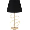 Mauro Ferretti tafellamp Glam Harts E27 Ø 30x54,5 cm zwartgoud
