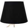 Mauro Ferretti tafellamp Glam Harts E27 Ø 30x54,5 cm zwartgoud