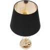 Mauro Ferretti tafellamp Glam Harts E27 Ø 30x54,5 cm zwartgoud