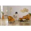 Mauro Ferretti tafellamp Glam Harts E27 Ø 30x54,5 cm zwartgoud