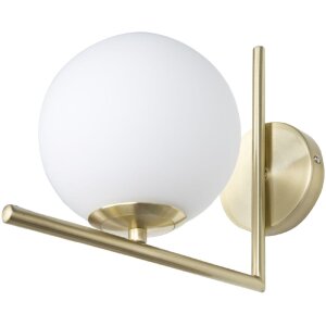 Mauro Ferretti wandlamp Glamy E14 15x25x22 cm witgoud