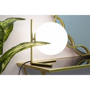 Mauro Ferretti tafellamp Glamy Low E14 25x25x27 cm witgoud