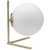 Mauro Ferretti tafellamp Glamy Low E14 25x25x27 cm witgoud