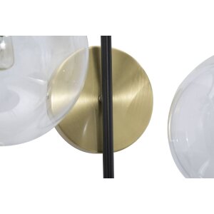 Mauro Ferretti wandlamp 2-lichts E14 36x24x45 cm goud zwart