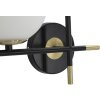 Mauro Ferretti wandlamp Darky dubbel E14 30x17x35 cm goud wit zwart