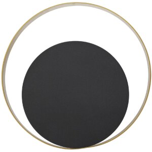 Mauro Ferretti wandlamp Shuttle E14 25x8x25 cm goud zwart
