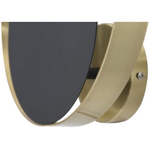 Mauro Ferretti wandlamp Shuttle E14 25x8x25 cm goud zwart
