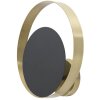 Mauro Ferretti wandlamp Shuttle E14 25x8x25 cm goud zwart