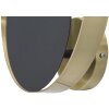 Mauro Ferretti wandlamp Shuttle E14 25x8x25 cm goud zwart