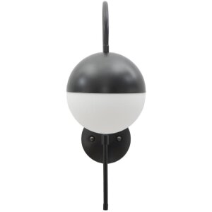Mauro Ferretti wandlamp Darky street E14 19x31x51 cm zwart wit