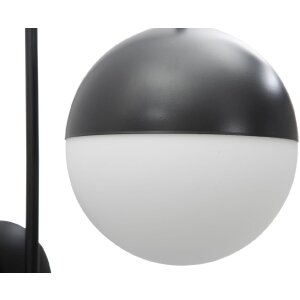 Mauro Ferretti wandlamp Darky street E14 19x31x51 cm zwart wit