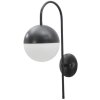 Mauro Ferretti wandlamp Darky street E14 19x31x51 cm zwart wit