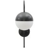 Mauro Ferretti wandlamp Darky street E14 19x31x51 cm zwart wit