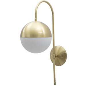 Mauro Ferretti wandlamp Glamy street E14 19x31x51 cm goud wit