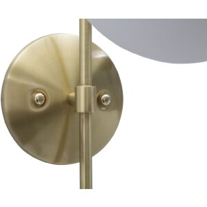 Mauro Ferretti wandlamp Glamy street E14 19x31x51 cm goud wit