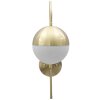 Mauro Ferretti wandlamp Glamy street E14 19x31x51 cm goud wit