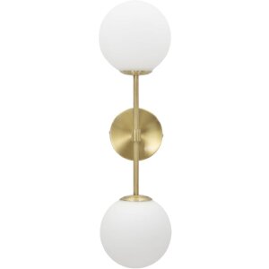 Mauro Ferretti wandlamp Glamy dubbel E14 15x21x55 cm goud...