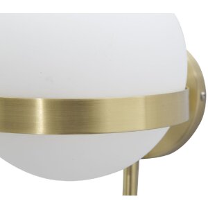 Mauro Ferretti wandlamp Glamy cirkel E14 15x20x40 cm goud wit